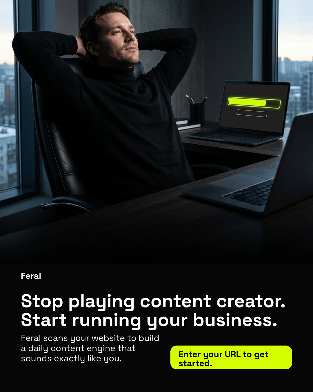 Editorial lifestyle sample image for a social media ad.