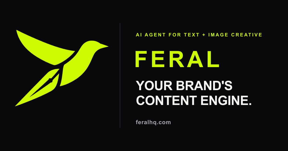 An AI agent that creates text posts and image ads for your business — official preview image